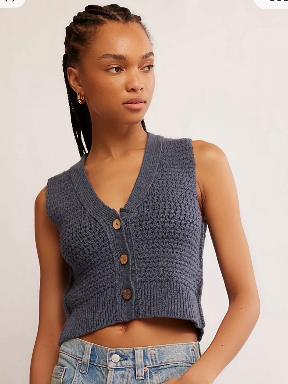 Free People We The Free Ava Vest Brand new